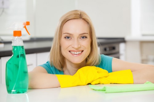 Professional commercial carpet cleaning equipment on office flooring