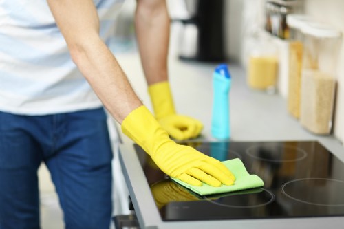Designer working on environmentally responsible fashion concepts